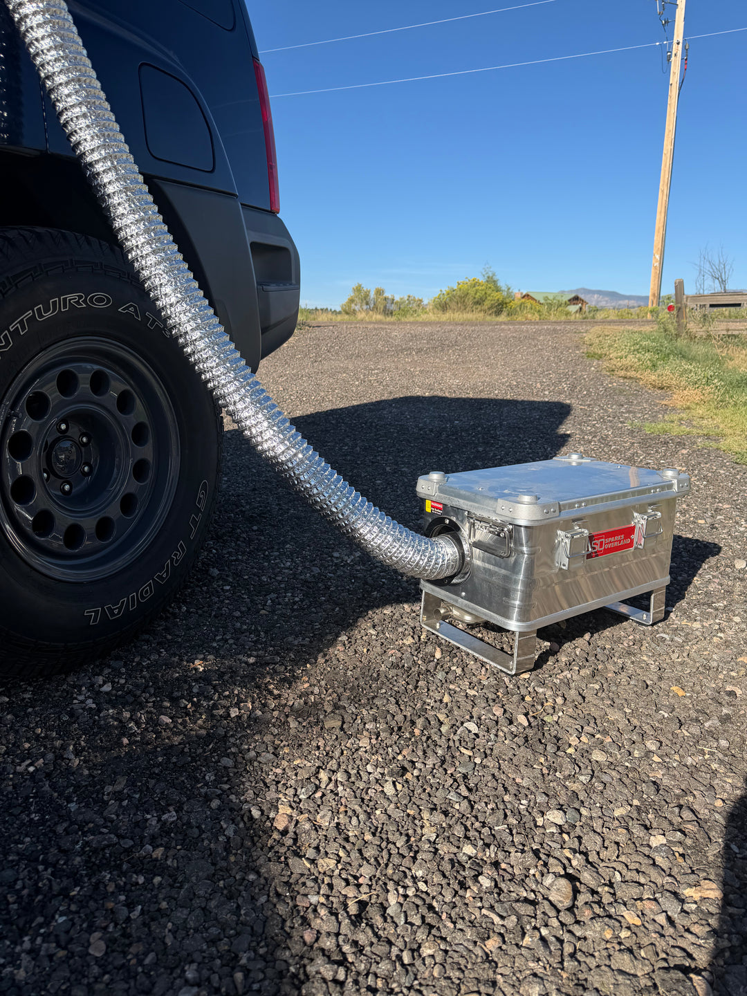 5kw 75mm quick duct connect