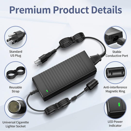 Wall Outlet Adapter 110v-12v image 2